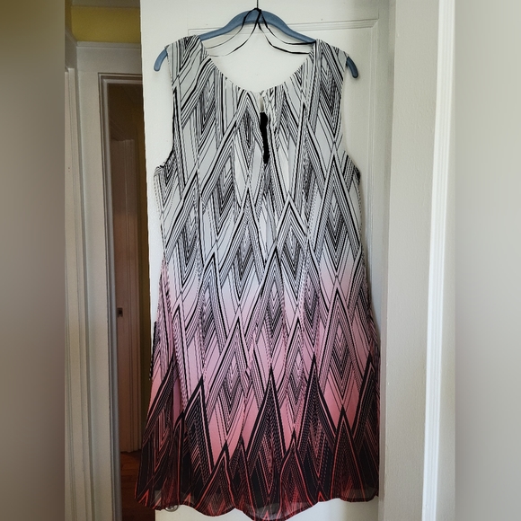 Abstract print dress - Picture 2 of 6